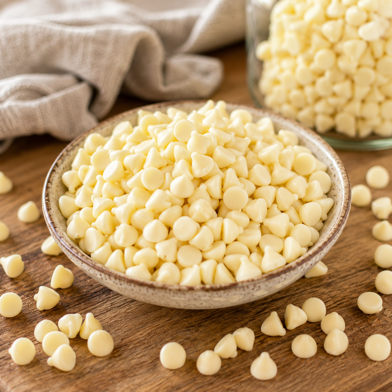 Bulk White Chocolate Chips 900g - Image 2