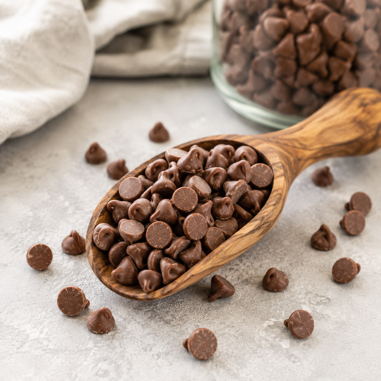 Bulk Milk Chocolate Chips 900g - Image 3
