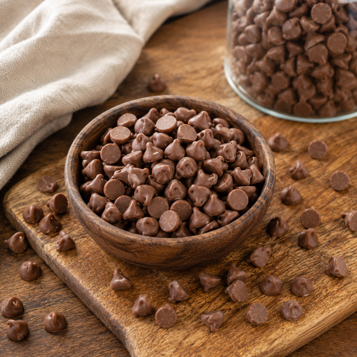 Bulk Milk Chocolate Chips 900g - Image 4