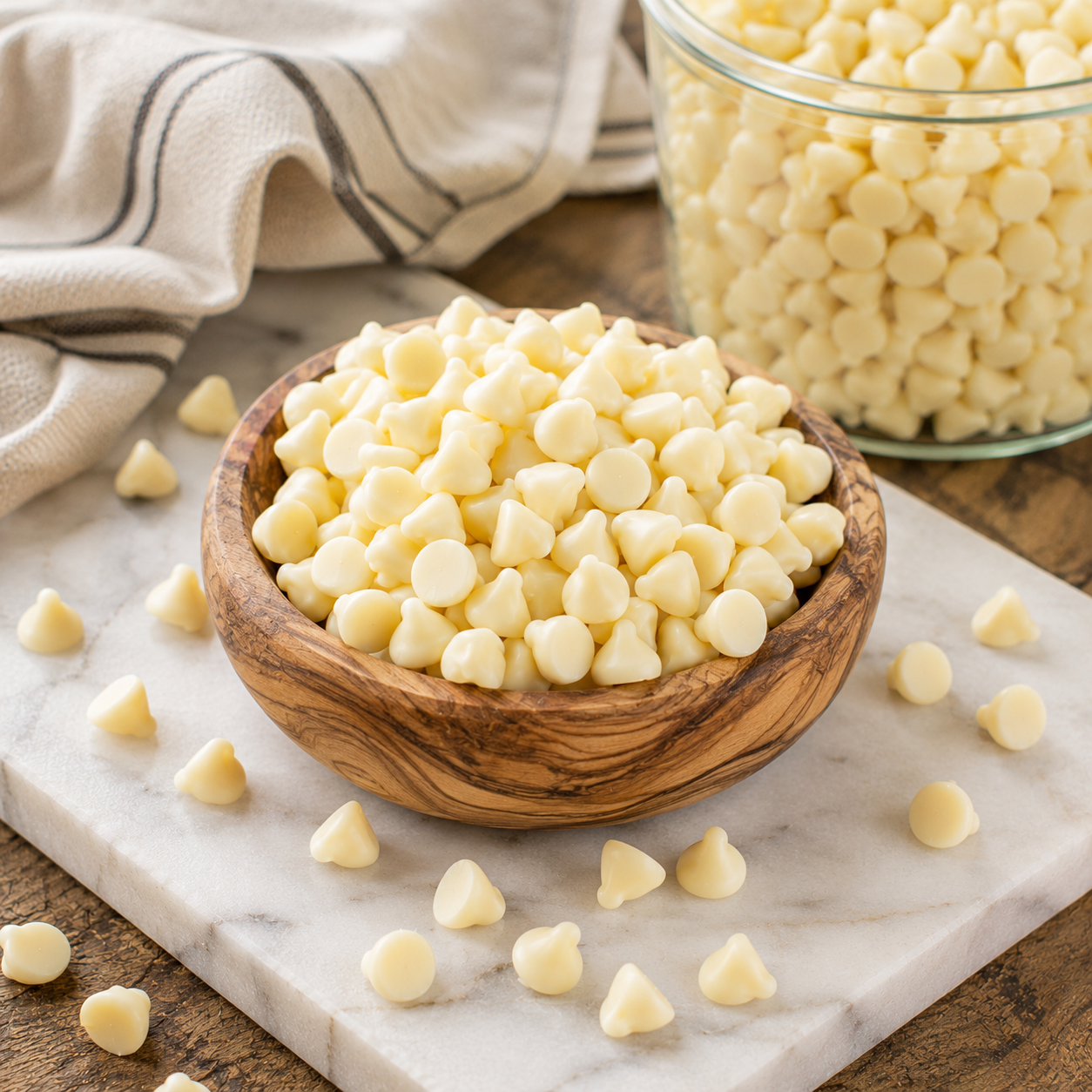 Bulk White Chocolate Chips 900g - Image 7