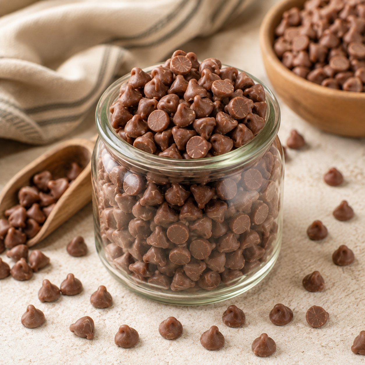 Bulk Milk Chocolate Chips 900g - Image 7
