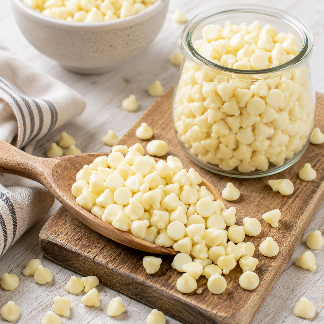 Bulk White Chocolate Chips 900g - Image 8