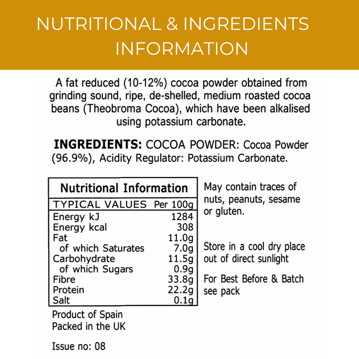 Bulk Cocoa Powder (500g) - Image 9